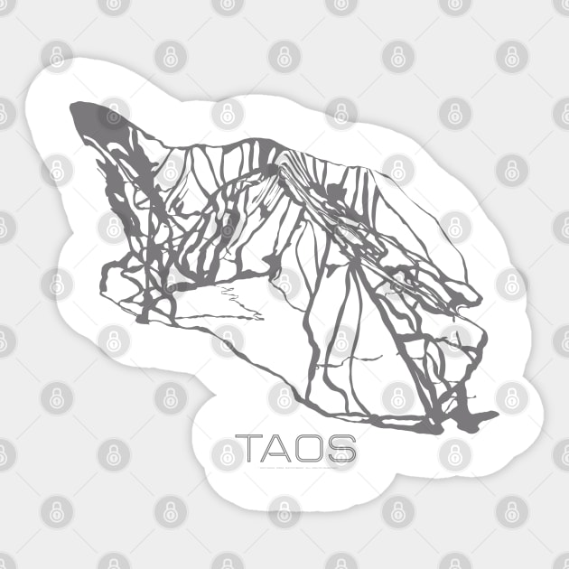 Taos Ski Valley Resort 3D Sticker by Mapsynergy